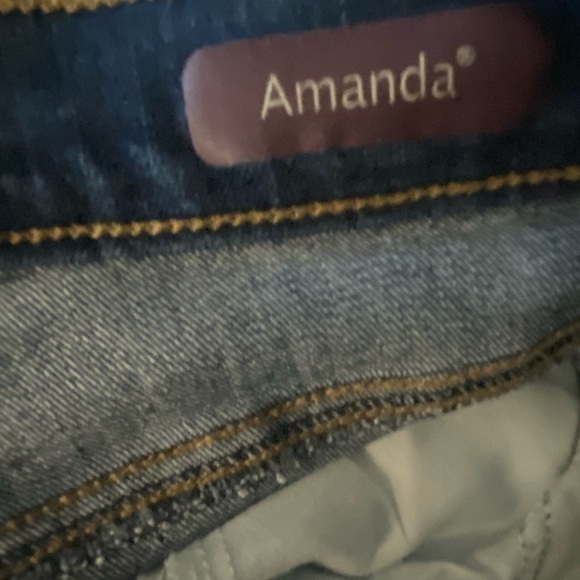 Gloria Vanderbilt Jeans Women’s 14 Average Blue Amanda‎ Dark Wash - Picture 11 of 12